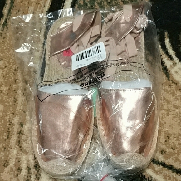 Rose Gold Espadrilles - Picture 5 of 6